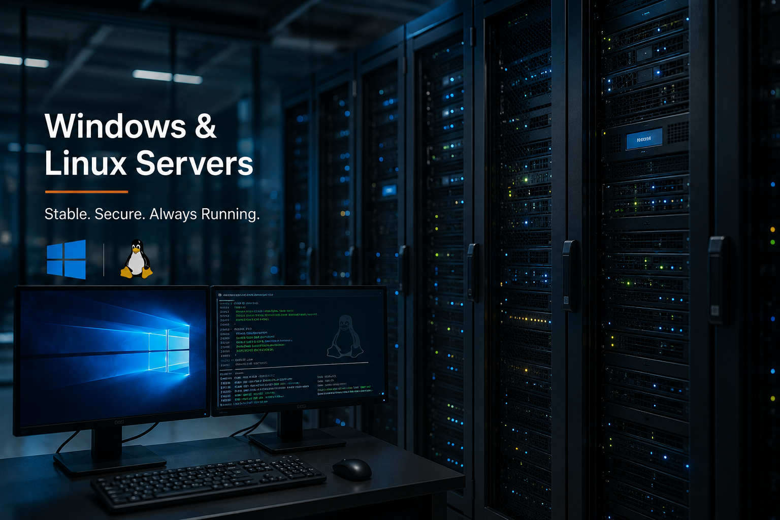 Windows and Linux Servers Недуер